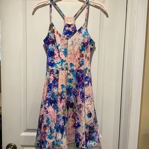 Parker racerback cocktail dress